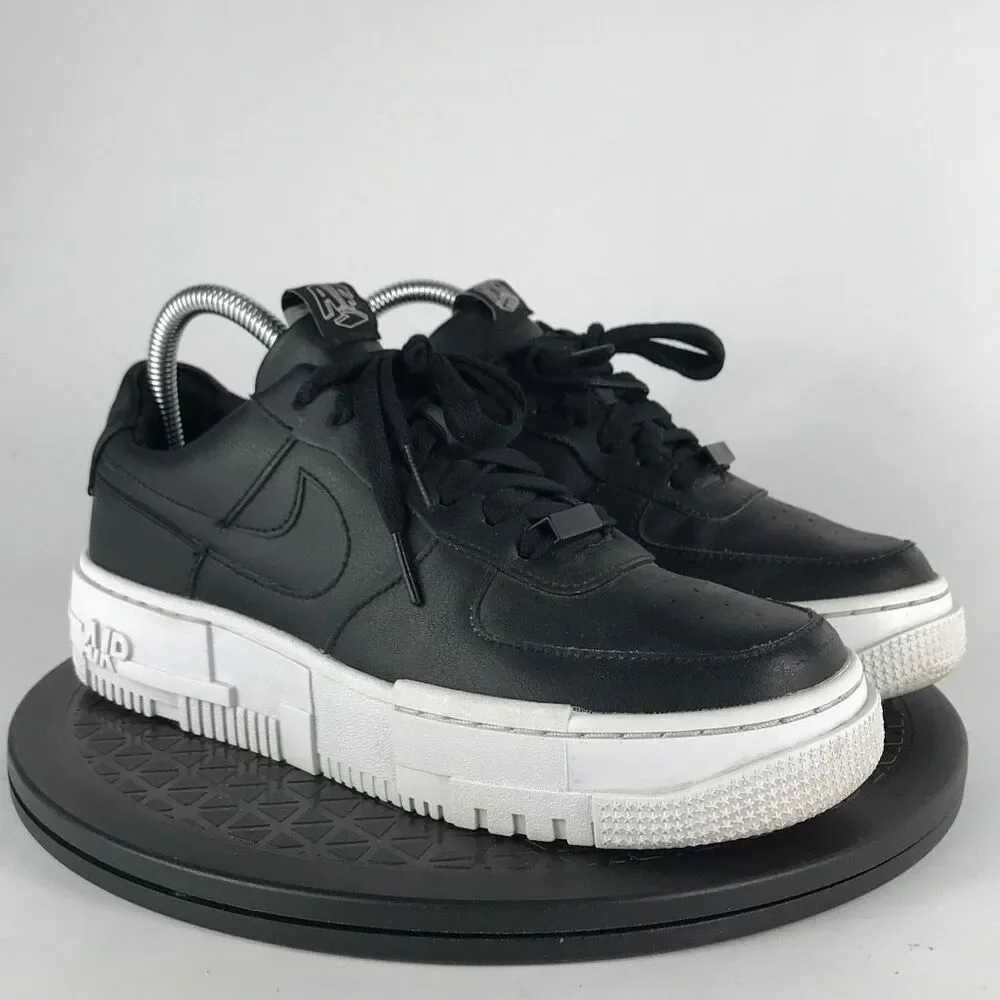 Nike Air Force 1 Pixel Black/White Athletic Shoes CK6649-001 Women’s Size 8 - Picture 3 of 12